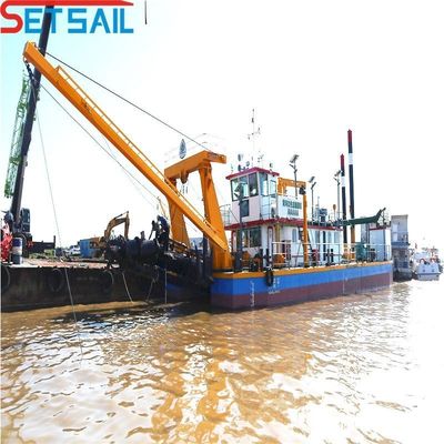 12 Inch Cutter Suction Mud Dredger with 108kw Diesel Power and Heavy Duty Cutter Head