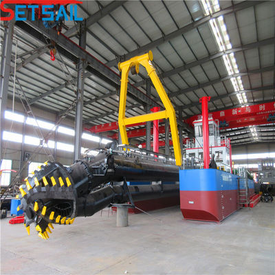 12 Inch Cutter Suction Mud Dredger with 108kw Diesel Power and Heavy Duty Cutter Head
