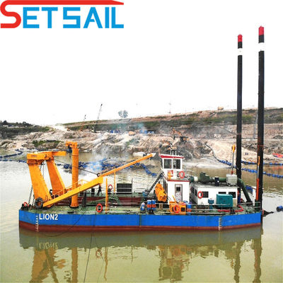 High Capacity Hydrocyclone Cutter Suction Sand Dredger Machinery with Underwater Pump
