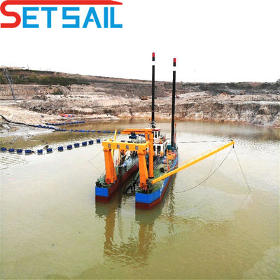 High Capacity Hydrocyclone Cutter Suction Sand Dredger Machinery with Underwater Pump