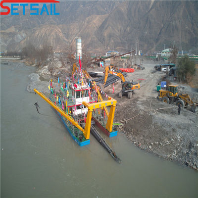 10 Inch Cutter Suction Dredger with Diesel Engine and 1200 mm Cutter Head Diameter