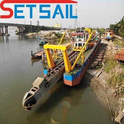 Hydrocyclone Siemens PLC Hydraulic Cutter Suction Sand Dredger Machine with Pump