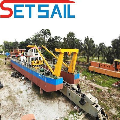 Hydrocyclone Siemens PLC Hydraulic Cutter Suction Sand Dredger Machine with Pump