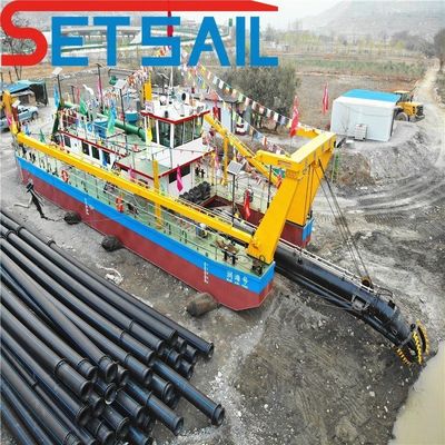 Concentration Meter Controlled CCS Standard Diesel Engine Cutter Suction Sand Dredger