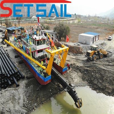 Concentration Meter Controlled CCS Standard Diesel Engine Cutter Suction Sand Dredger