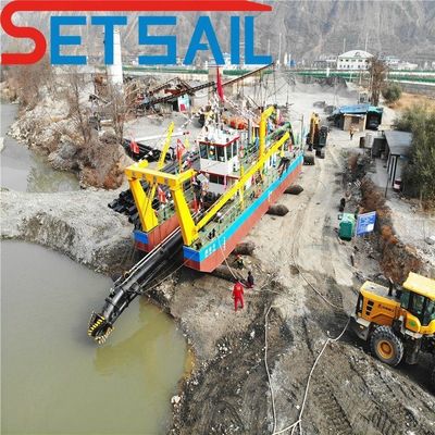 Concentration Meter Controlled CCS Standard Diesel Engine Cutter Suction Sand Dredger