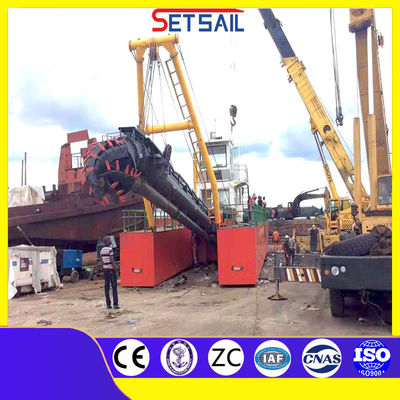 Hydraulic Diesel Engine 10 Inch Cutter Suction River Sand Boat with 1500m3 Water Flow