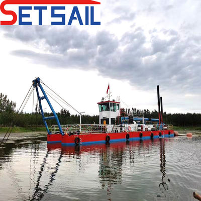 Latest Technology Sand Pump Dredger with Anchor Boom Cumins Engine and Stanford Generator