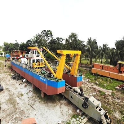 Customized High Capacity 10 Inch Cutter Suction Dredger with Shijiazhuang Sand Pump -