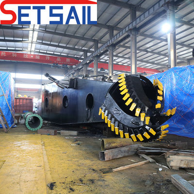 68000.000kg Package Gross Weight 10 Inch Cutter Suction Dredger with Diesel Engine