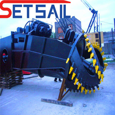 Hydraulic Spud Diesel Engine Cutter Suction Dredger for Maximum Water Flow of 20000m3