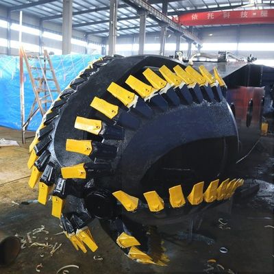 Hydraulic Anchor Boom Cutter Head Suction Dredger Equipment with Cummins Diesel Engine