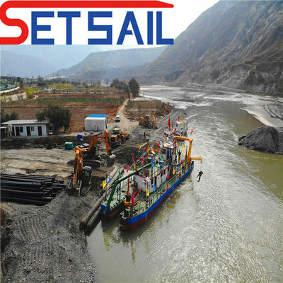 Warman Technology Rexroth Hydraulic Cutter Suction Dredger Equipment with Booster Station