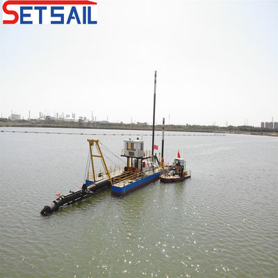Water Flow 800m3 Diesel Engine 8inch Cutter Suction Sand Dredger with Siemens PLC
