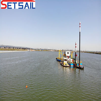 Water Flow 800m3 Diesel Engine 8inch Cutter Suction Sand Dredger with Siemens PLC
