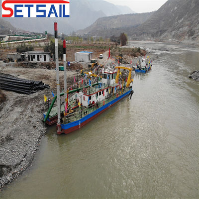 Water Flow 800m3 Diesel Engine 8inch Cutter Suction Sand Dredger with Siemens PLC