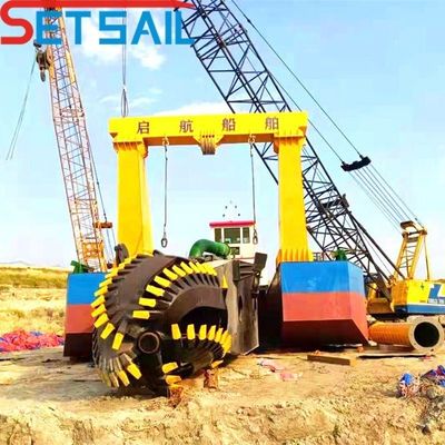 Total Length 31.1 Meter Siemens PLC Diesel Engine 8 Inch Cutter Suction Sand Dredger