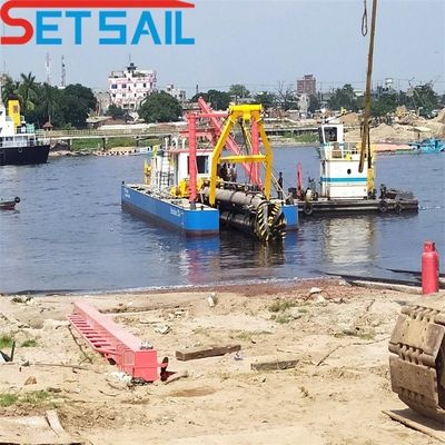Water Flow 800m3 Diesel Engine 8 Inch Cutter Suction Dredger with Customized Request