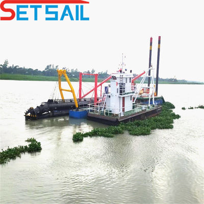 Water Flow 800m3 Diesel Engine 8 Inch Cutter Suction Dredger with Customized Request