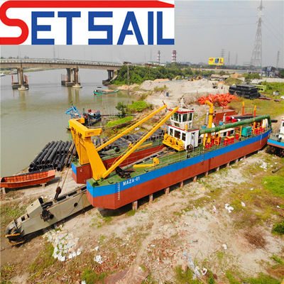 40000.000kg Gross Weight Cutter Suction Dredger for River Sand by Rexroth and Cummins