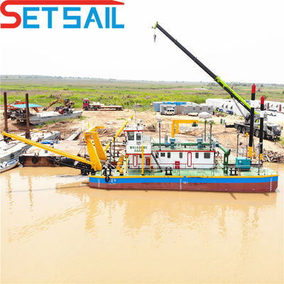 8 Inch Cutter Suction Dredger with Underwater Sand Pump Total Weight 85ton