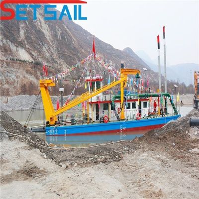 8 Inch Cutter Suction Dredger with Underwater Sand Pump Total Weight 85ton