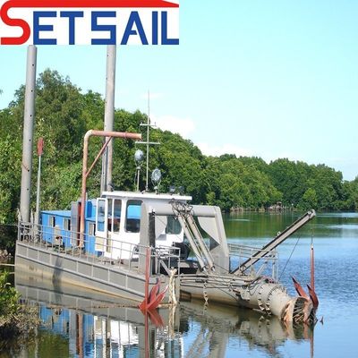 Rexroth Hydraulic Double Diesel Engine Cutter Suction Sand Dredger with Huydraulic Pump