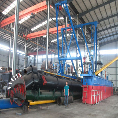Customized Diesel Engine Sand Dredger with Maximum Discharge Distance of 2 Kilometers