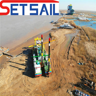 QHCSD-228 Diesel Engine Hydraulic Cutter Suction Sand Dredging Machinery Professional