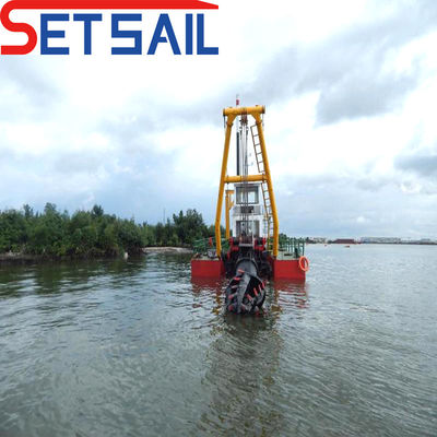 Moving Trolley Optional Small Diesel Engine Cutter Suction Dredger for River and Lake