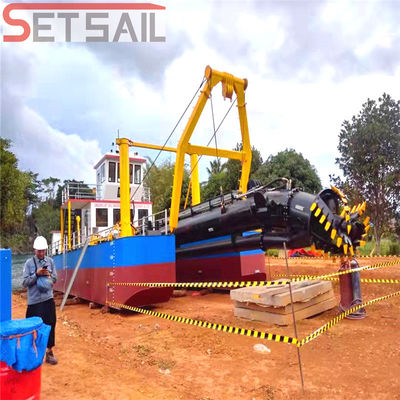 River Sand Cutter Suction Dredging Machine with Slurry Pump Dredging Depth 8m-30m Design