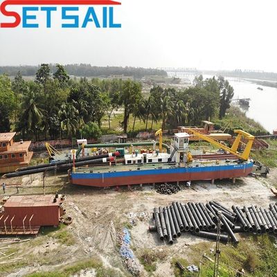 Customization 6 Inch Cutter Suction Sand Dredger with Hydraulic Motor Diesel Engine