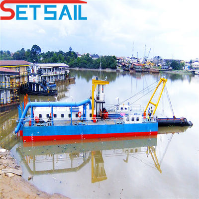 Hydrocyclone Diesel Engine River Sand Dredger with Underwater Pump and CTN Slot Type