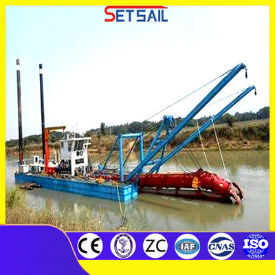 Siemens PLC 6 Inch Cutter Suction Dredger with 38kw Cutter Head Power and Hydrocyclone