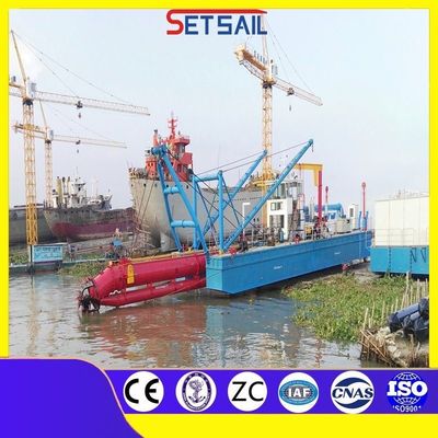 Siemens PLC 6 Inch Cutter Suction Dredger with 38kw Cutter Head Power and Hydrocyclone
