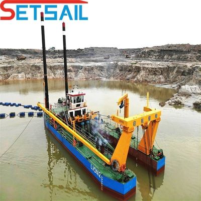 6 Inch Solid Pump Cutter Suction Dredger with 450m3 Water Flow and 3.2meter Total Width
