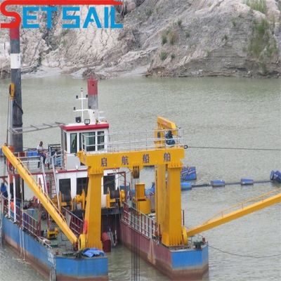 6 Inch Solid Pump Cutter Suction Dredger with 450m3 Water Flow and 3.2meter Total Width