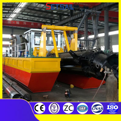 Manufacture 6inch Cutter Suction Silt Dredger for Lake Sand Total Width 3.2meter