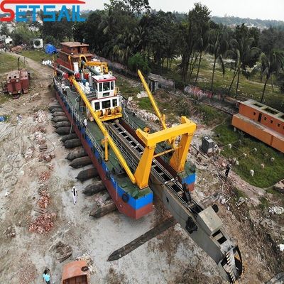 Shijiazhuang Sand Pump 6 Inch Cutter Suction Dredging Ship with and 450m3 Water Flow