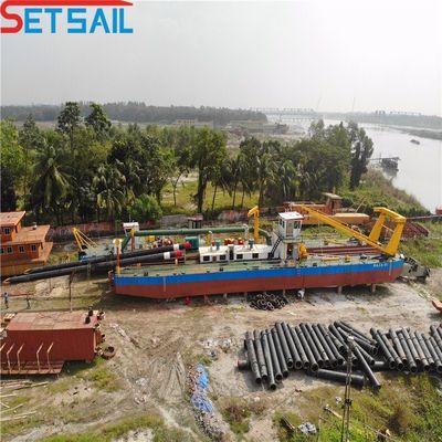 Shijiazhuang Sand Pump 6 Inch Cutter Suction Dredging Ship with and 450m3 Water Flow