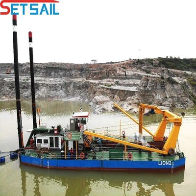 Shijiazhuang Sand Pump 6 Inch Cutter Suction Dredging Ship with and 450m3 Water Flow