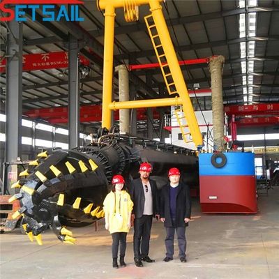 Technology Cummins Diesel Engine Rexroth Hydraulic Cutter Head Dredger for Dredging