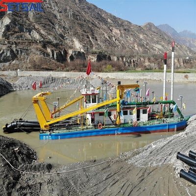 6 Meter Dredging Depth Cutter Suction Sand Digging Machinery with Diesel Engine