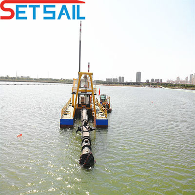 Total Height 1.26meter 6 Inch Cutter Suction Dredging Machine for Reservoir CTN Slot Type