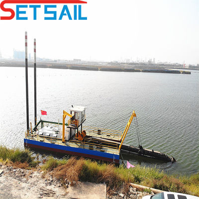 Total Height 1.26meter 6 Inch Cutter Suction Dredging Machine for Reservoir CTN Slot Type