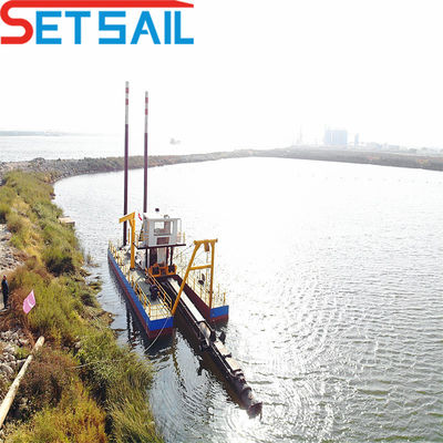 Total Height 1.26meter 6 Inch Cutter Suction Dredging Machine for Reservoir CTN Slot Type
