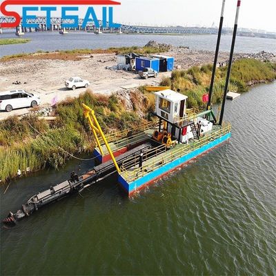 Total Height 1.26meter 6 Inch Cutter Suction Dredging Machine for Reservoir CTN Slot Type