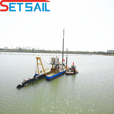 Total Height 1.26meter 6 Inch Cutter Suction Dredging Machine for Reservoir CTN Slot Type