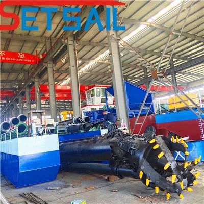 Diesel and Electrical CTS Slot Type Cutter Suction Dredger with Underwater Sand Pump
