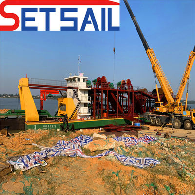 Customized Water Flow 5500m3 Cutter Suction Dredger with 68000.000kg Package Gross Weight